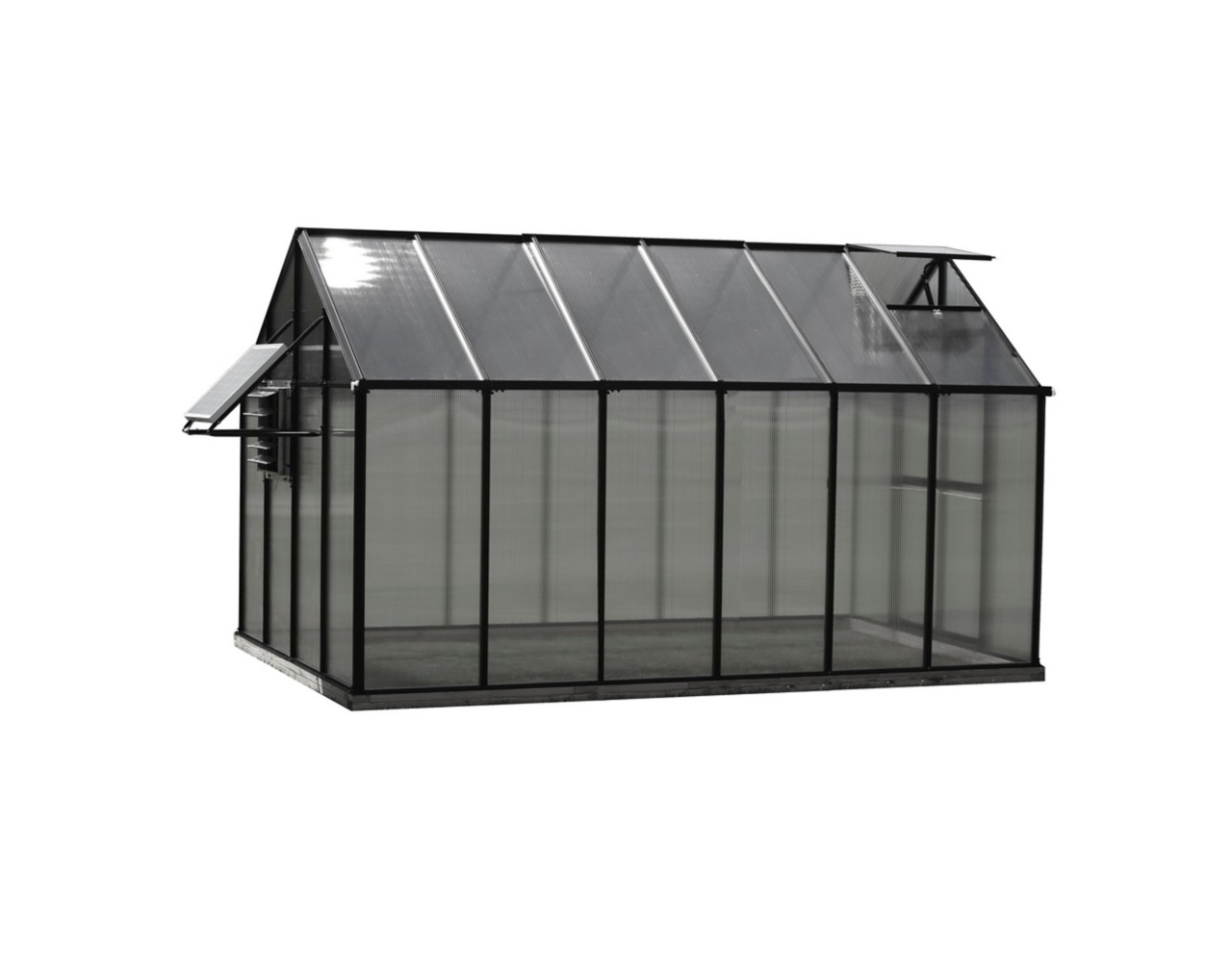 Image of a commercial greenhouse links to all commercial greenhouse catalog.