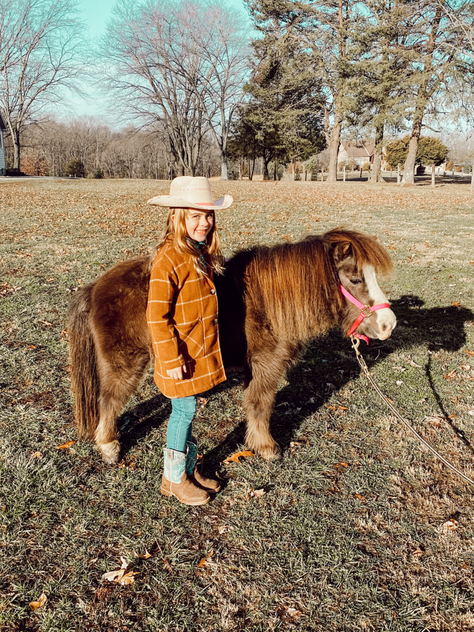 Image of Viviana Mings and her miniature pony, Jackson.