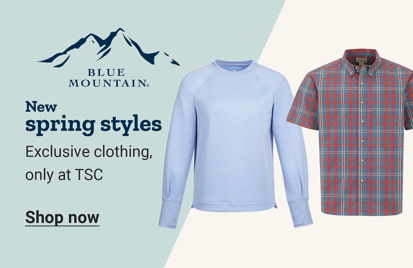 Shop blue mountain clothing and accessories, exclusively at Tractor Supply.