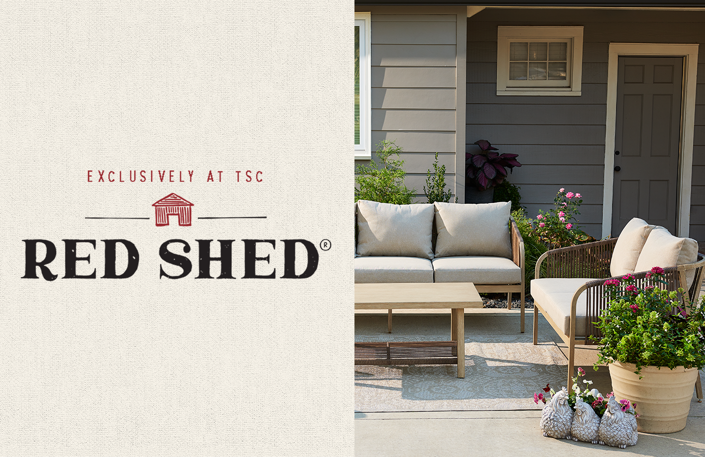 Red Shed®️, exclusively at TSC