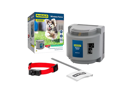 Category tile with text, Fence Systems & Collars, Save up to $90.