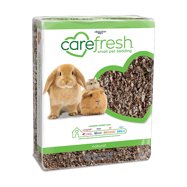 Category tile labelled Rabbit Bedding and Litter. Shop now.
