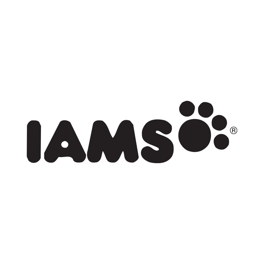 Category tile for Iams. Shop now