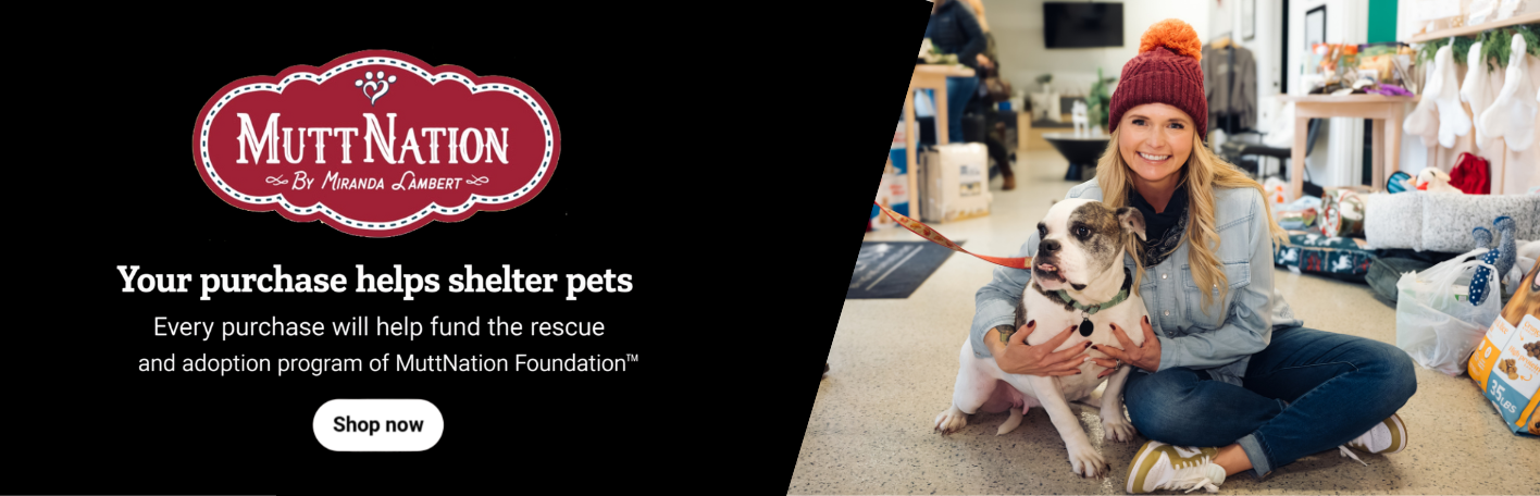 MuttNation, Your purchase helps shelter pets.