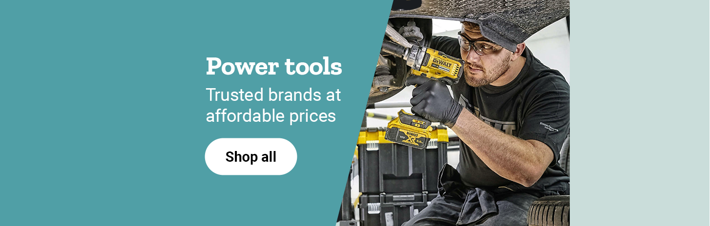 Man holding a power tool