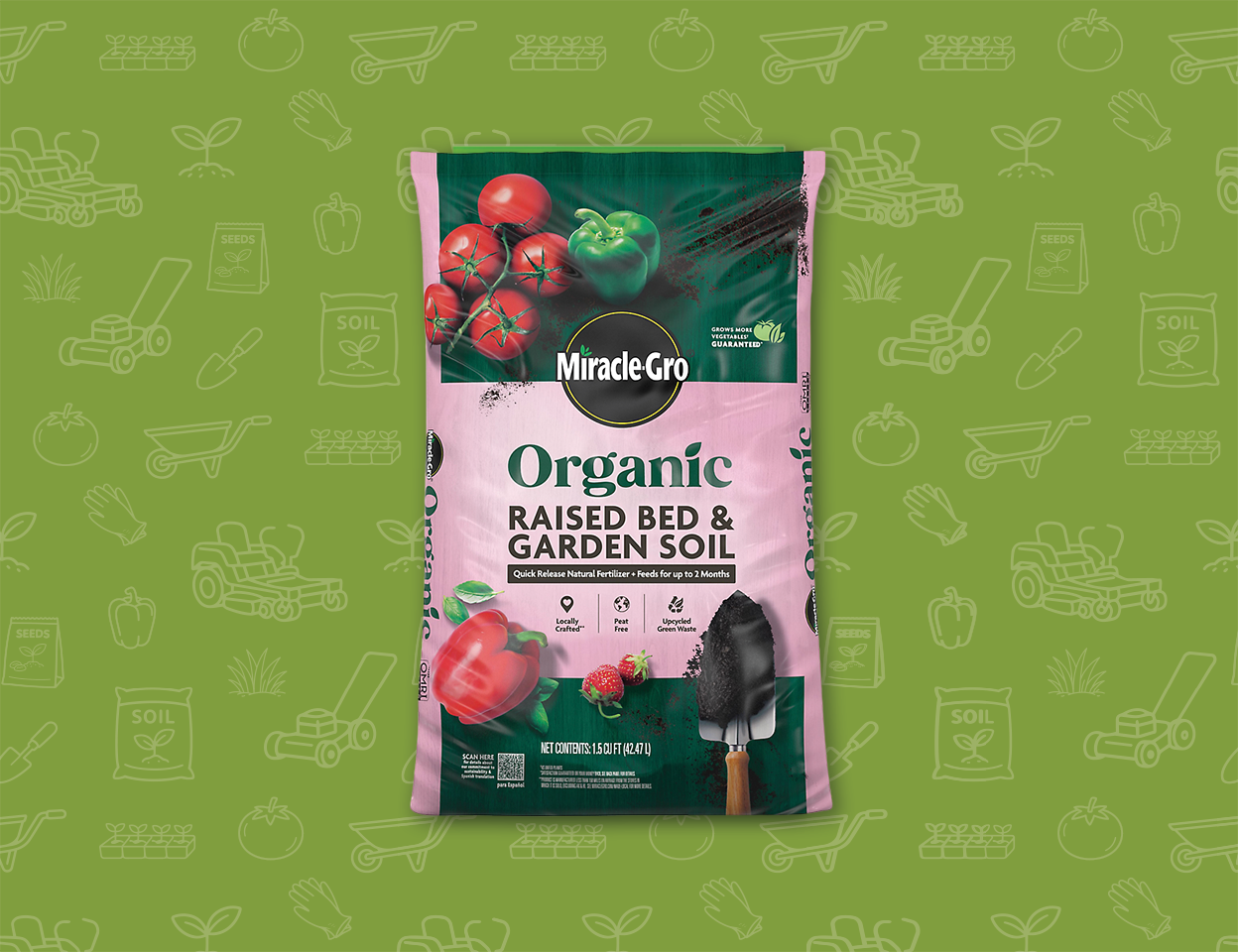 Category title labelled save 3 dollars on Miracle Gro. Shop now.