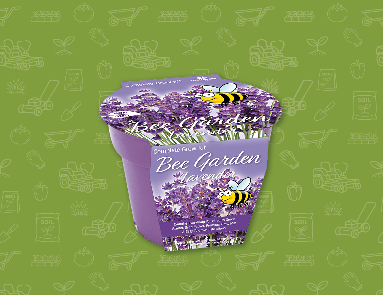 Category title labelled get 2 for 12 dollars on a Total Green grow kit. Shop now.