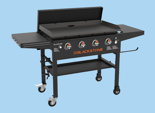 Deals tile reading Save 70 dollars, now 329.99 on a Blackstone griddle with a Shop now link. 