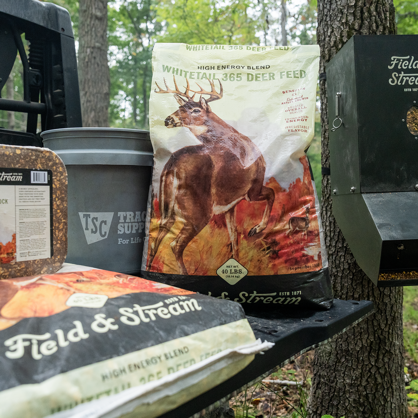 Shop Field and Stream deer feed and deer feeders