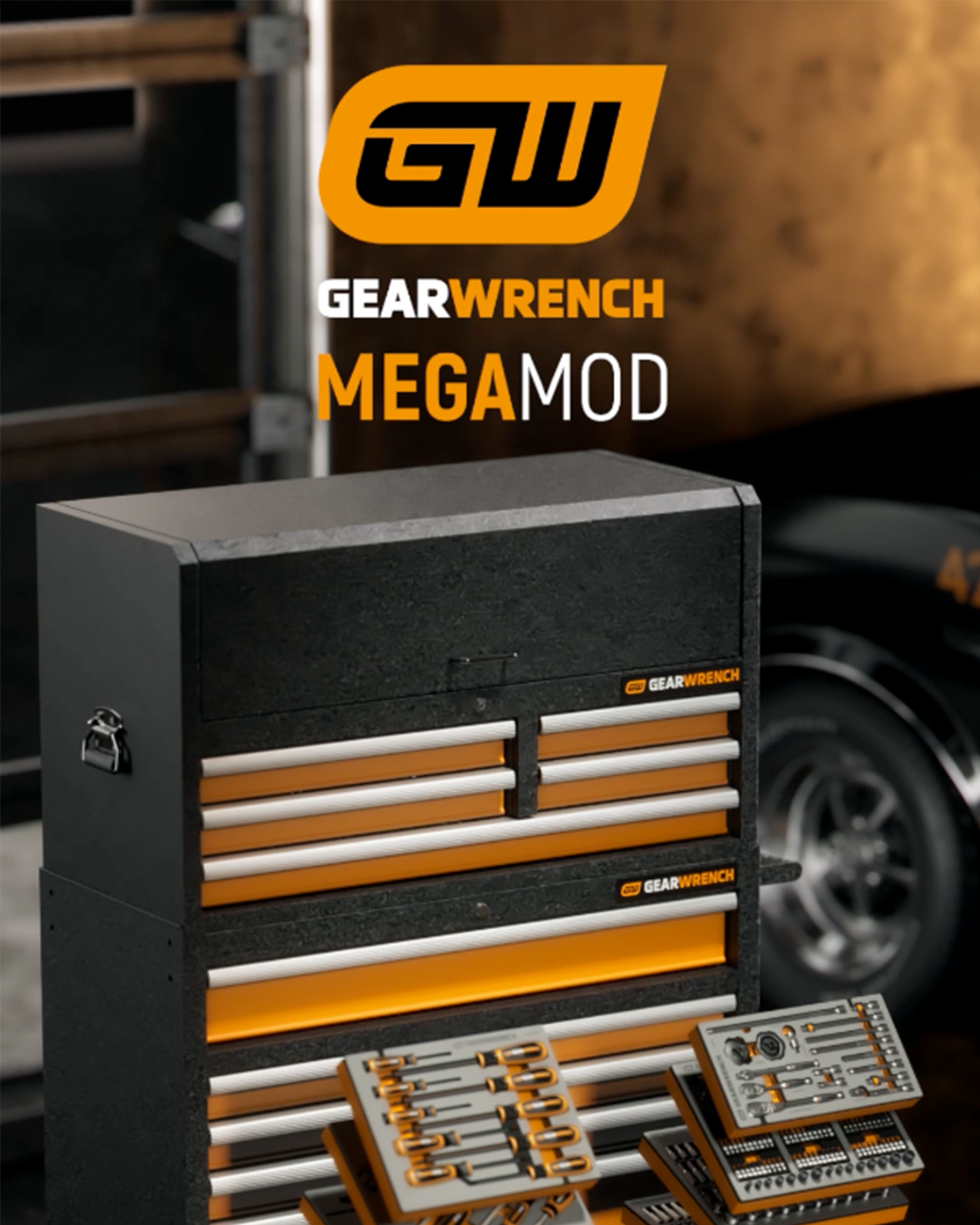 A Gearwrench video about their Megamod tool storage
