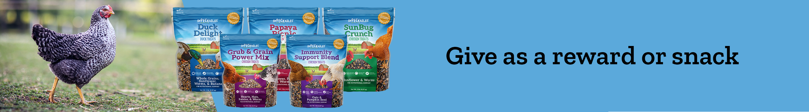 Give Impeckables treats as a reward or snack. Shop now