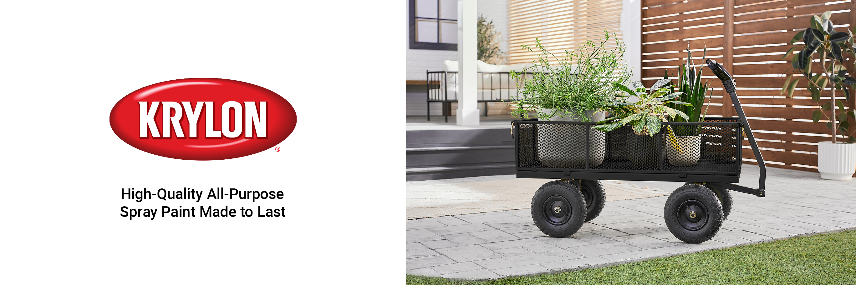 Krylon. High-quality, all-purpose spray paint made to last 