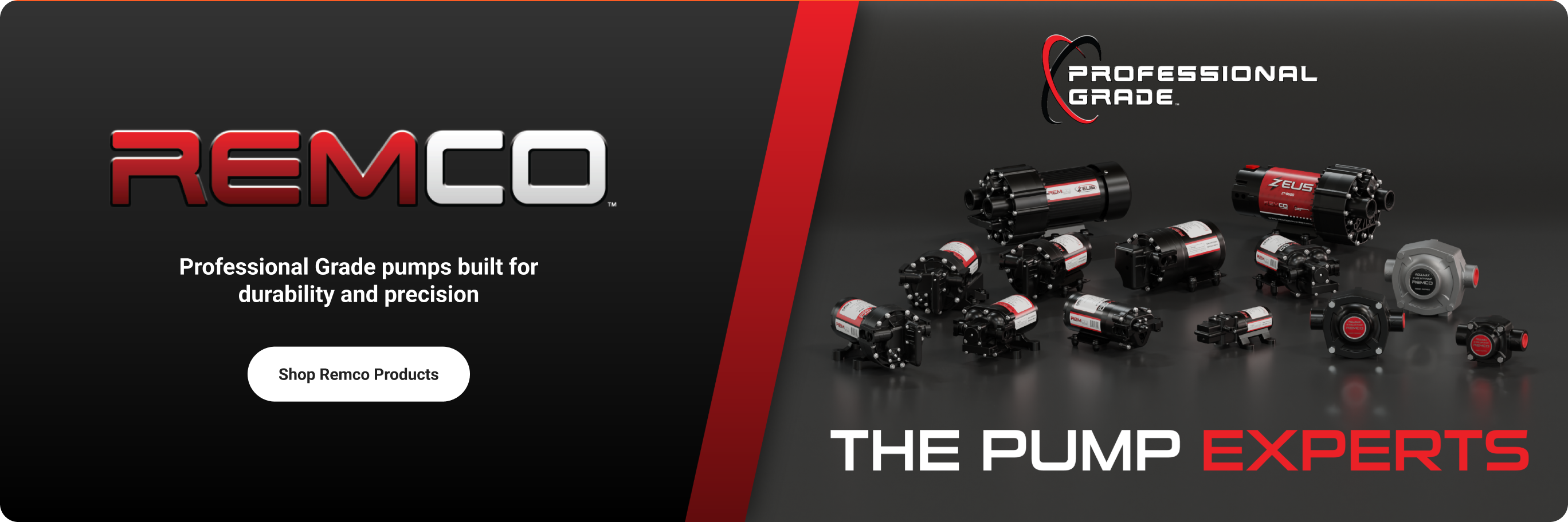 Shop Remco products. Professional grade pumps built for durability and precision.