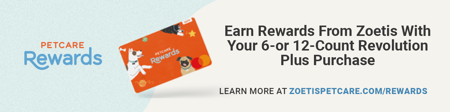 Revolution Plus banner reading Get the Most Prescribed Parasite Preventative For Your Cat, with a Shop Revolution Plus button.