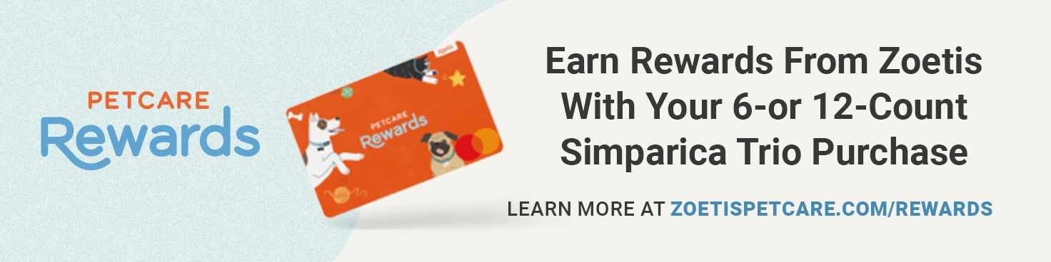 Banner with a puppy and the text, APPROVED FOR PUPPIES as young as 8 weeks old, weighing at least 2.8lbs. It can be given with or without food.