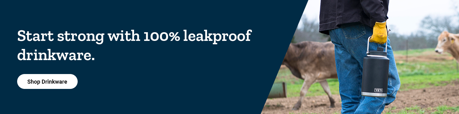 Lock in a strong start with leakproof Yeti drinkware. Shop now.