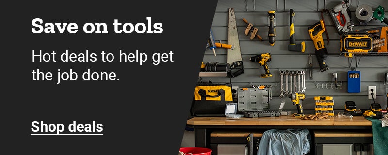 Save on tools, Hot deals to help get the job done. Shop deals