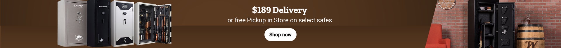 $189 delivery or free pickup in store on select safes. Shop now.