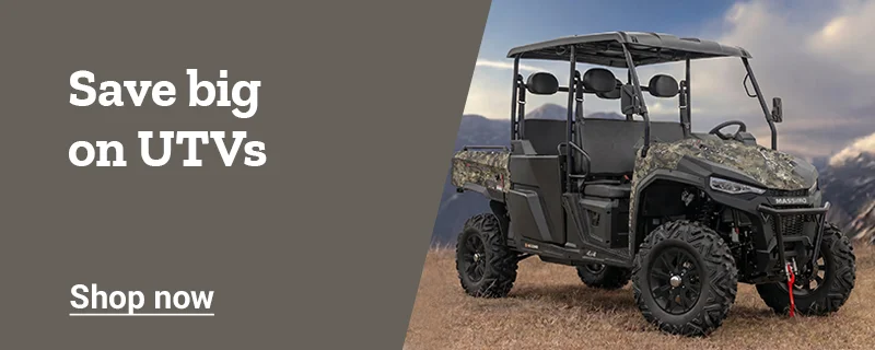 Save big on UTVs. Shop now.
