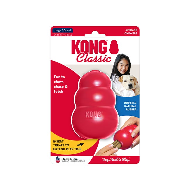 Category tile labelled dog toys. Shop now.