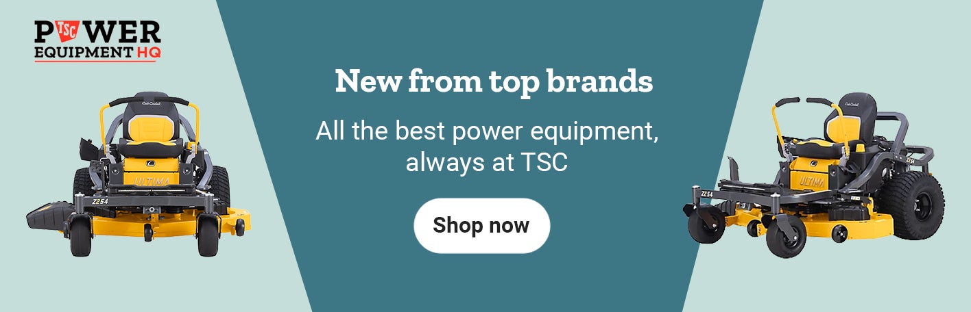 2 riding mowers shown. New from Cub Cadet and Bad Boy. The best outdoor equipment at Tractor Supply Co. Shop now