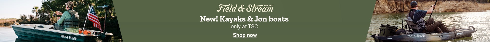 New kayaks and jon boats from field and stream, only at Tractor Supply. Shop now.