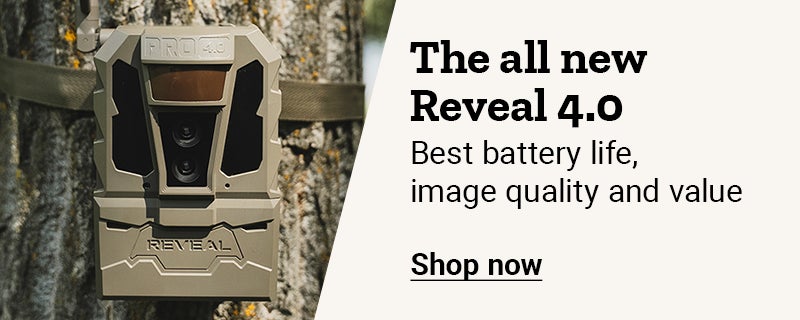The all new Tactacam Reveal 4.0 trail camera