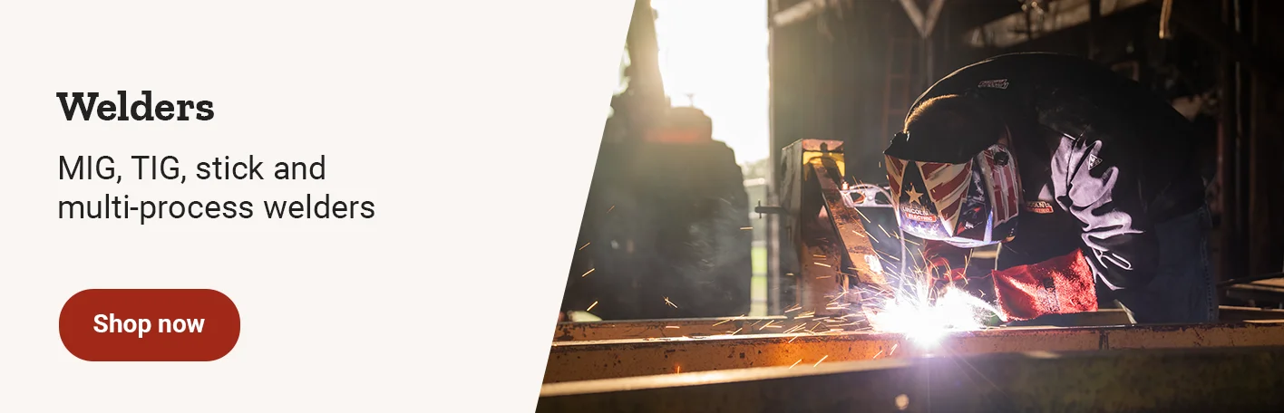 MIG, TIG, stick and multi-process welders
