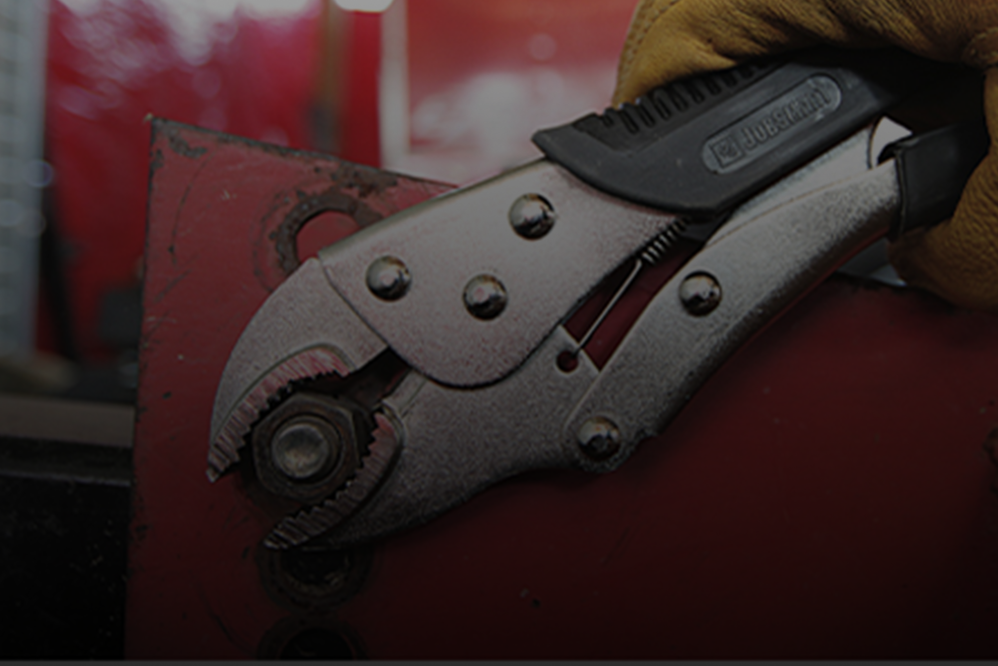 An image of a wrench turning a bolt with the words JobSmart, Upgrade your toolbox, only at TSC, Shop now