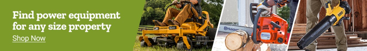 Find Power Equipment for any size property