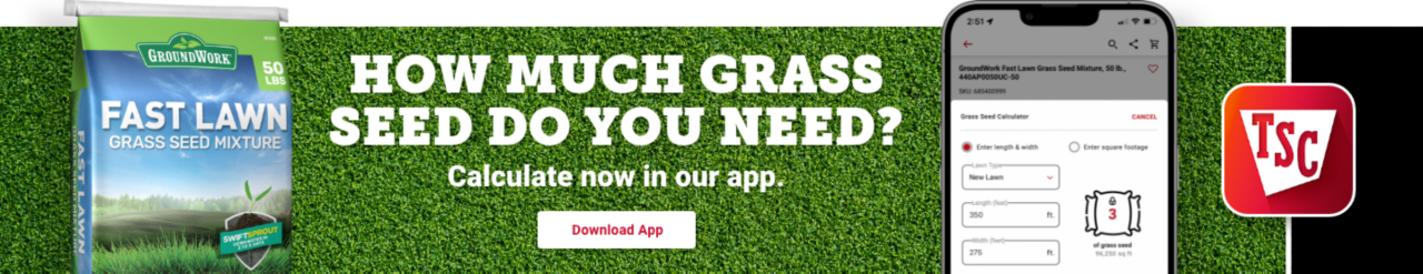 Grass Seed At Tractor Supply Co, Landscapers Mix Grass Seed Menards