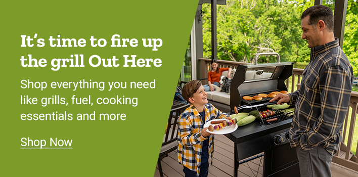 Its time to fire up the grill Out here. Shop everything you need like grills, fuel, cooking essentials and more. Shop Now.
