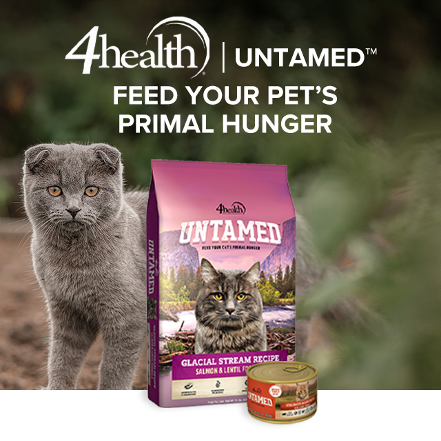 4health, Untamed™. Feed Your Pet's Primal Hunger.