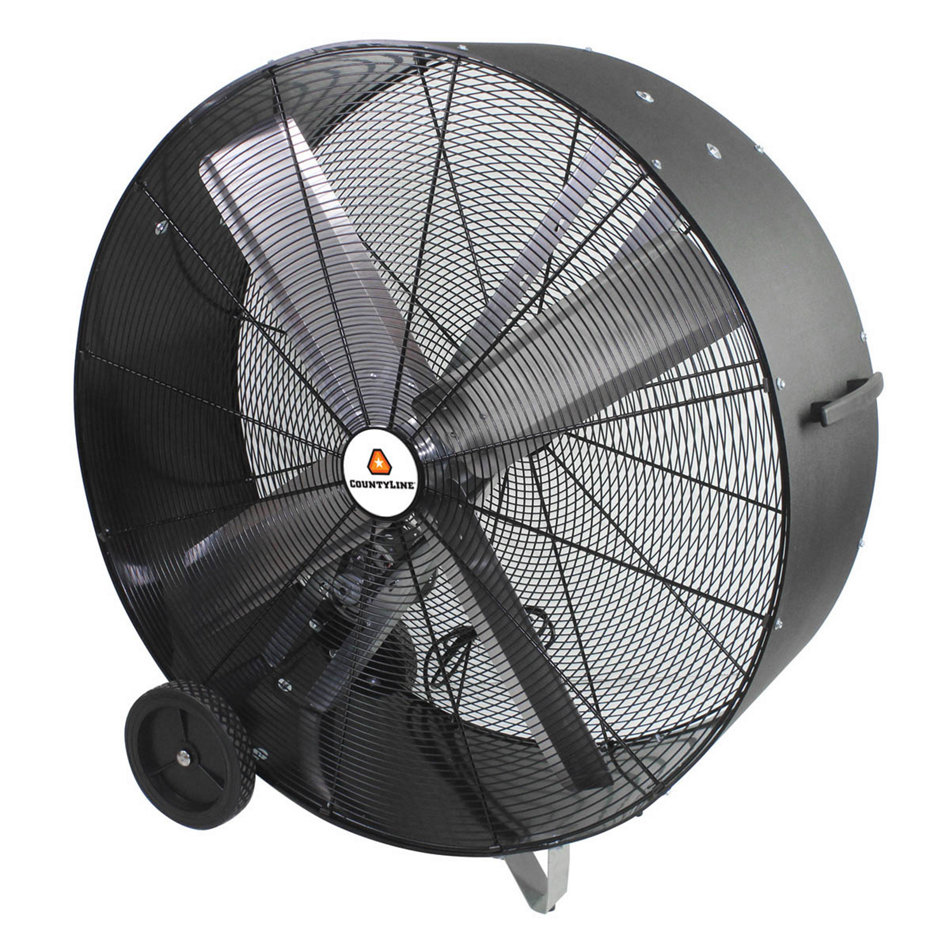 Image of a drum fan that links to all drum, barrel and industrial fans.
