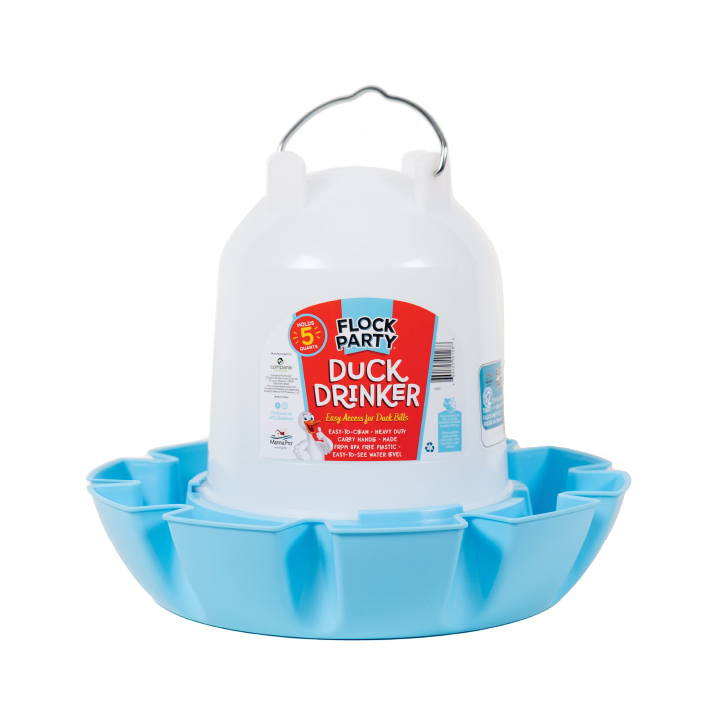 Image a duck waterer and links to all poultry waterers catalog.