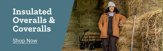 Insulated Overalls and Coveralls. Shop Now