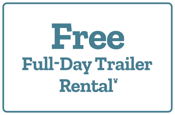Free Full-Day Trailer Rentals
