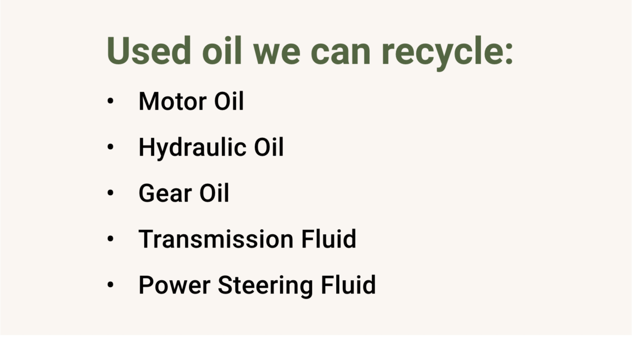 Fluid Recycling Tractor Supply Co.