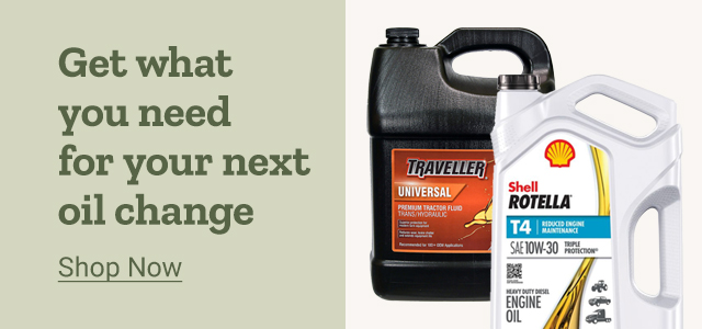 Get what you need for your next oil change shop now