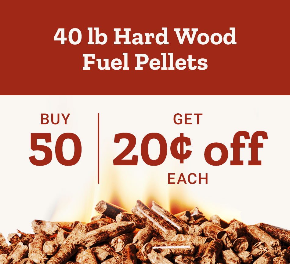 Hard Wood Fuel Pellets, 40 lb. Buy 50 get $0.20 Off Each