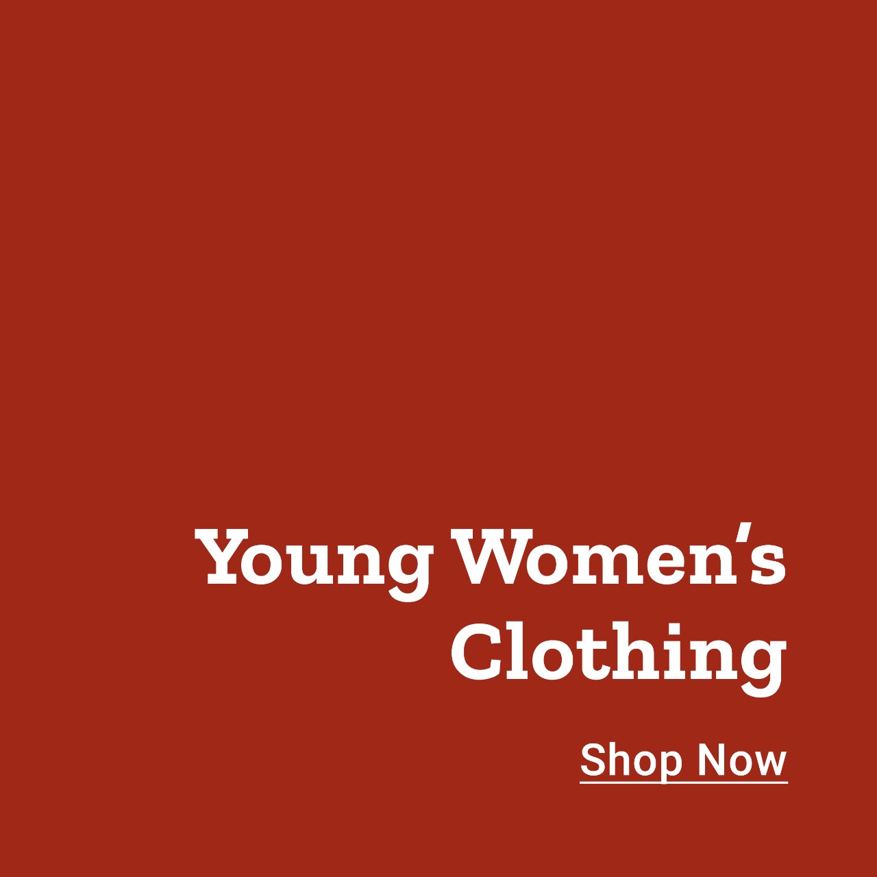 Young womens clothing
