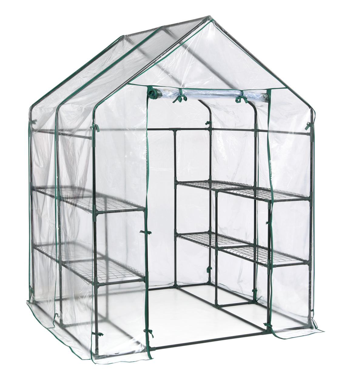 Image of a portable greenhouse links to all portable and mini greenhouses catalog.