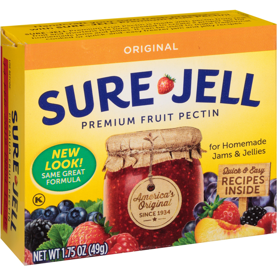 Image of Sure Jell that links to canning ingredients catalog.
