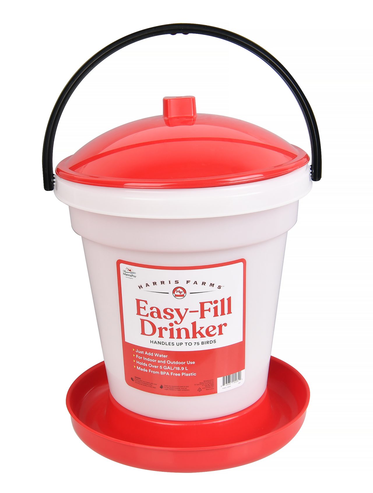 Image of Harris Farm Easy Fill 5 Gal Drinker for Poultry