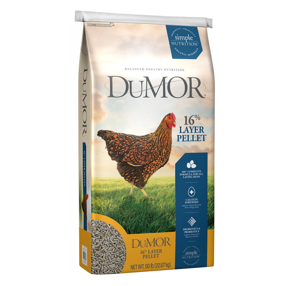 Image of Dumor 16 Layer Pellet 50 lp bag.