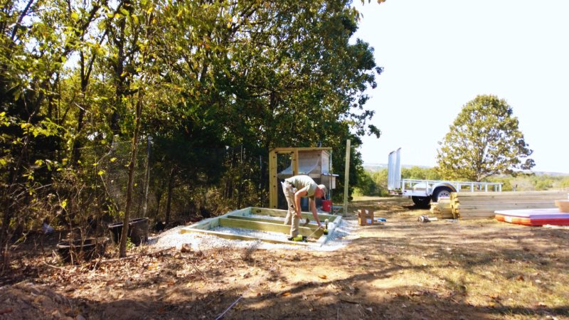 Building chicken coop
