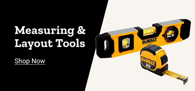 Measuring and Layout Tools. Shop Now
