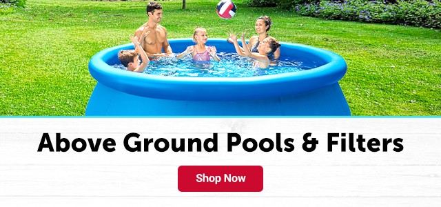 Above ground pools and filters