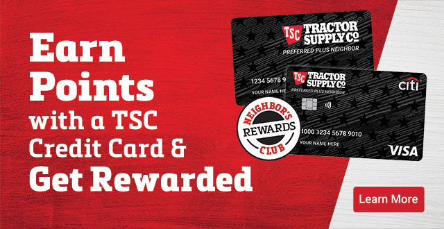 Earn points with a TSC credit card and get rewarded learn more
