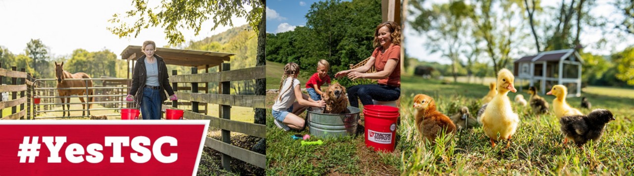 #YesTSC - Tractor Supply Social Media Usage information page.